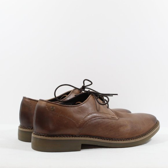Base London Mens Blake Burnished Shoe - Brown 46EU - Picture 2 of 5
